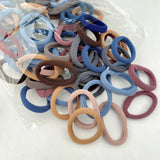50/100pcs Black Hair Bands Hairband High Elastic Rubber Band Hair Ties Ponytail Holder Scrunchies Accessorie for Women Girls
