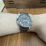 Relógio de pulso masculino de luxo GENEVA, de alta qualidade, com pulseira de quartzo, design redondo, ideal para negócios, estudantes e esportes. Resistente à água e com efeito luminoso.